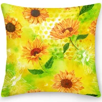 4545cm mandala print pillow case polyester square cushion cover throw pillow office sofa pillow home decoration