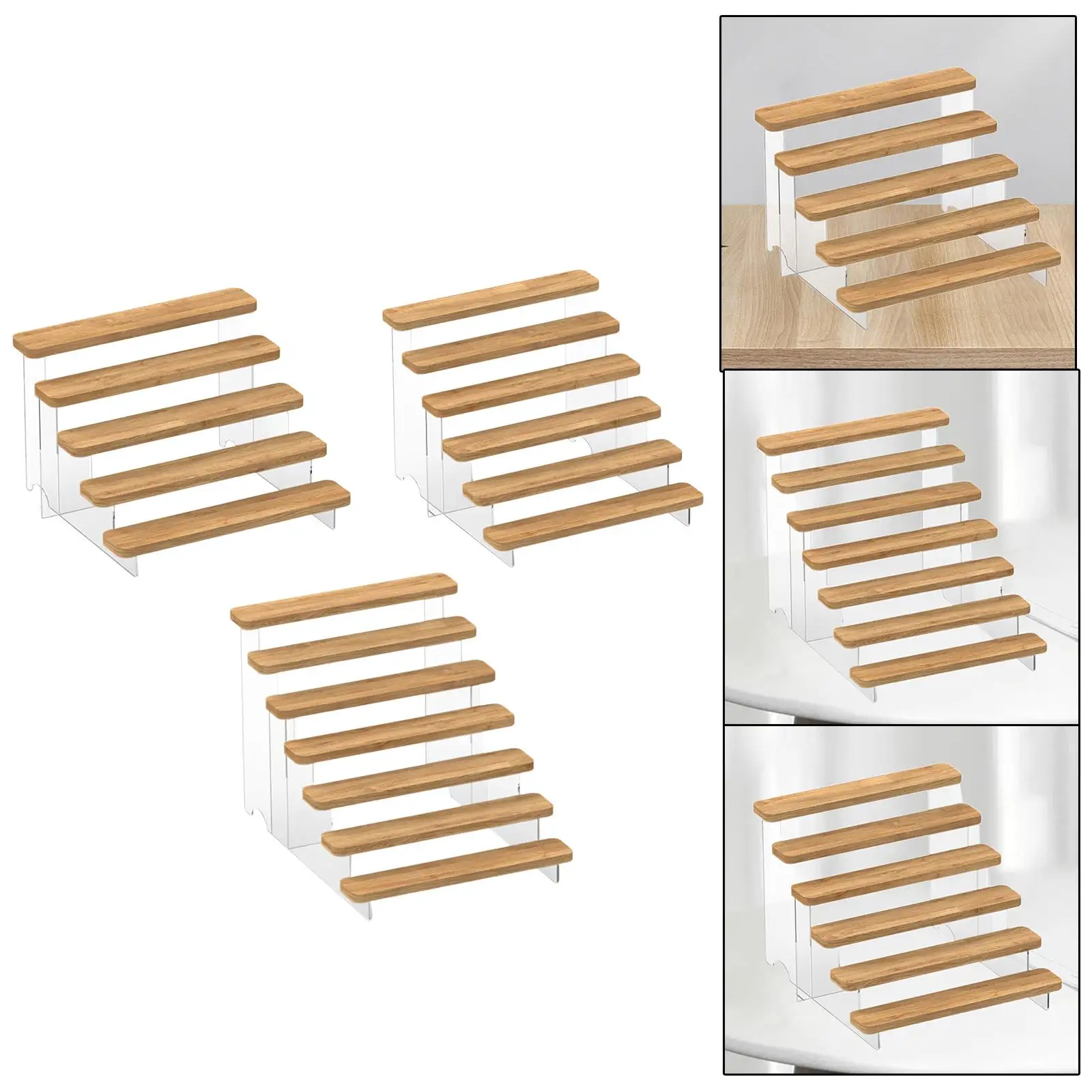 Акриловая витрина для подъема акриловая подставка деревянная ювелирных изделий