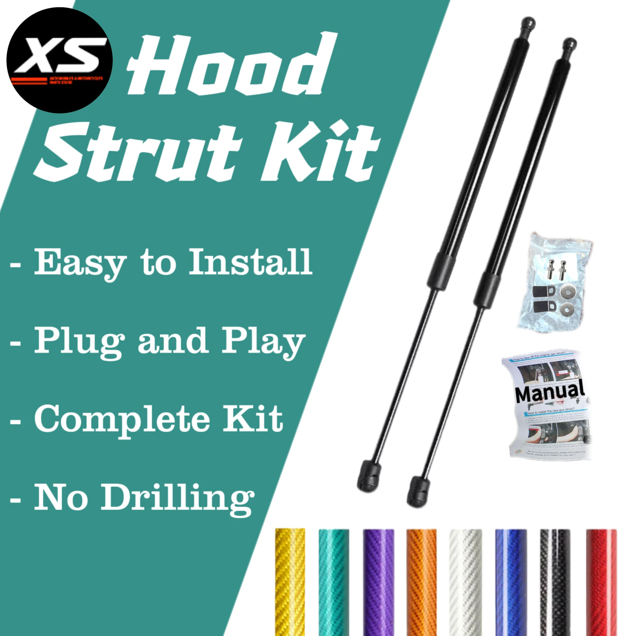 Для Jetour Shanhai L6 2022 2023 2024 2025 передняя крышка капота газовые стойки подъемник