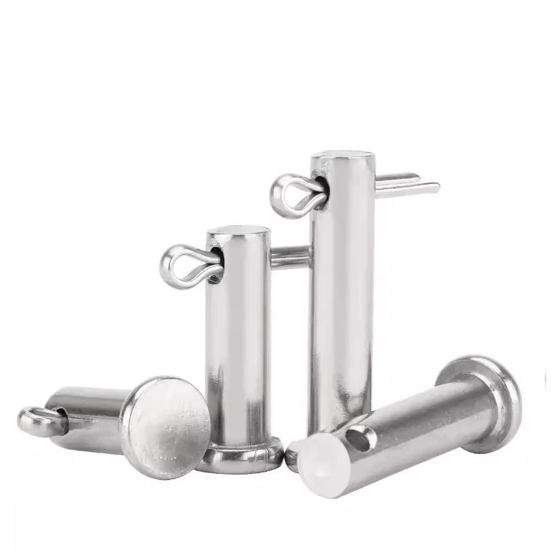 Штифты с отверстием и спинкой из нержавеющей стали 304 M10 штифты плоской головкой