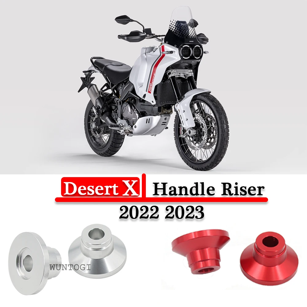 

Desert X Handlebar Riser For Ducati DesertX 2022 2023 Accessories Motorcycle Handle Riser UP+20MM Handle Bar Raiser Clamp