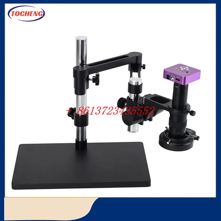 Промышленный микроскоп HAYEAR 51MP видеомикроскоп камера с 180X C-образным креплением