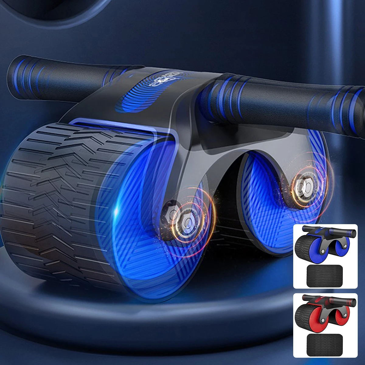 

Abdominal Roller Wheel Set Automatic Rebound Aabdominal Wheel Portable Wheels Roller Abdominal Exerciser Professional Roller