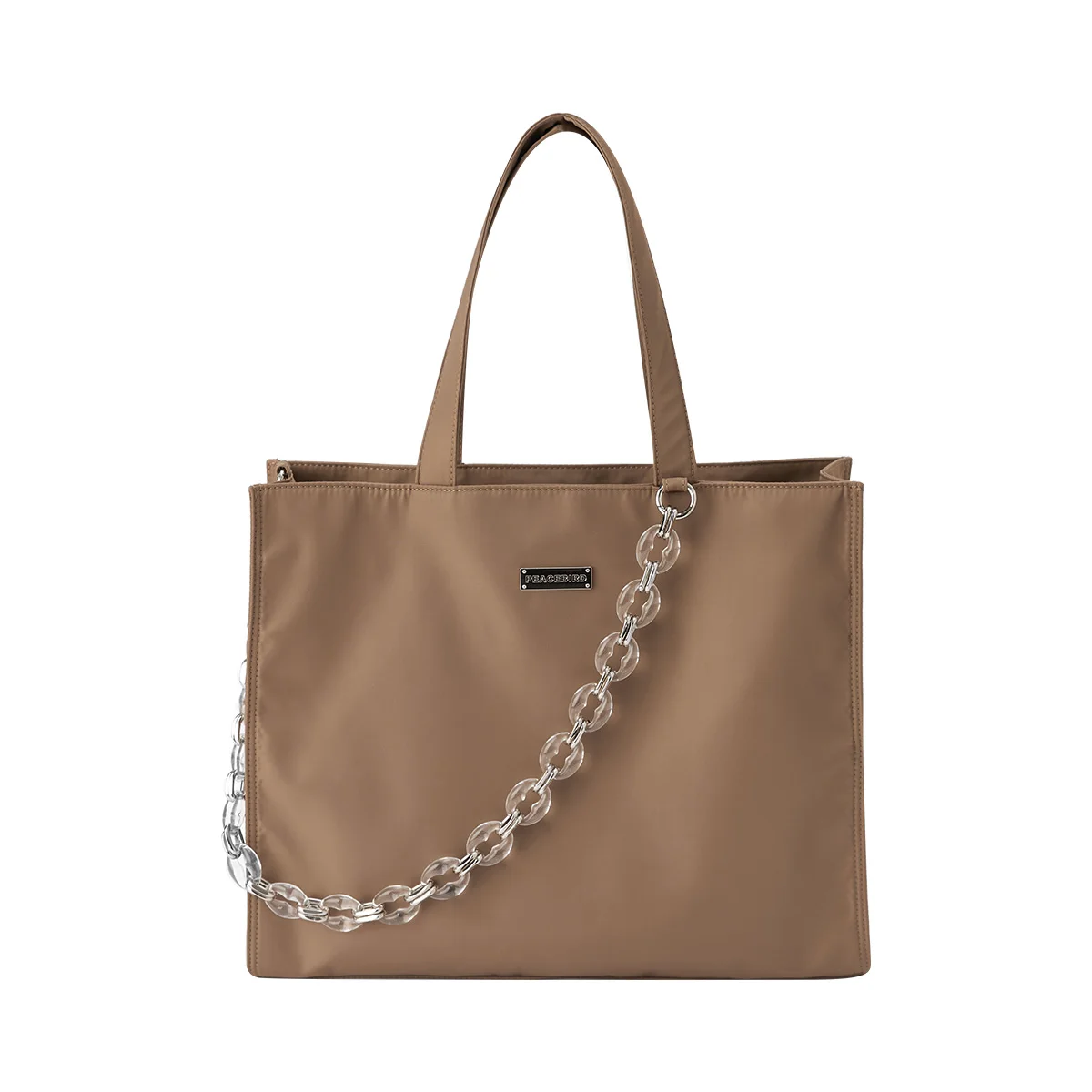 

Flagship Store Large Capacity Totes Female Acrylic Chain Handbags New Commuter Bag Nylon Casual Bag