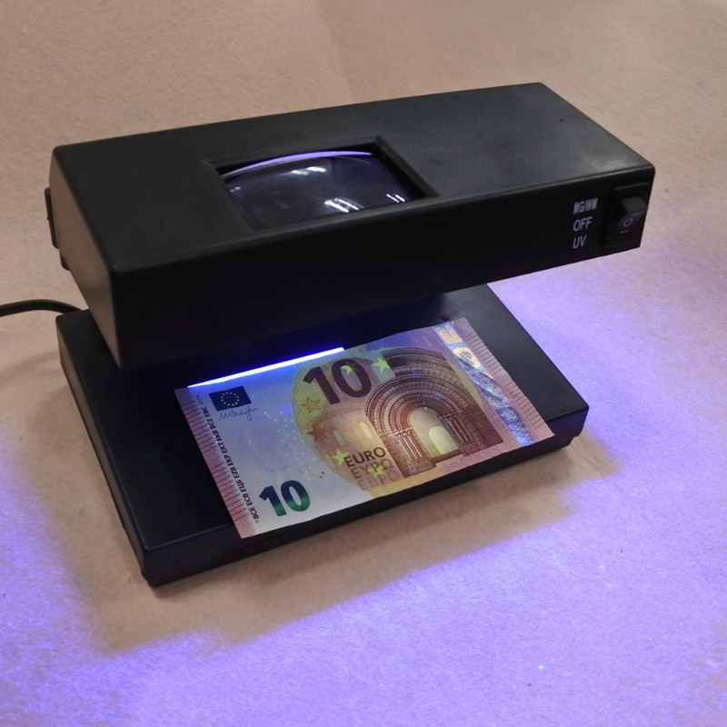 

2 in 1 Currency Inks Detection Ultraviolet Light Forged Notes Counterfeit Money Detector