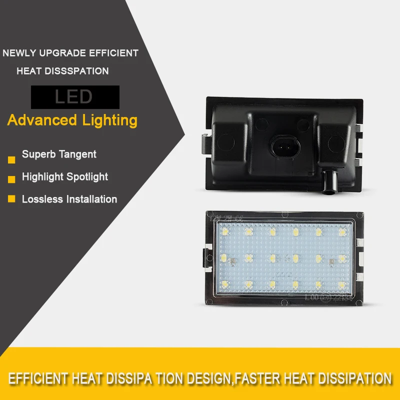 2 шт. детский номерной знак Can-bus для Land Rover LR Discovery 3 4 Freelander Range Sport L320 OEM # XFC500040