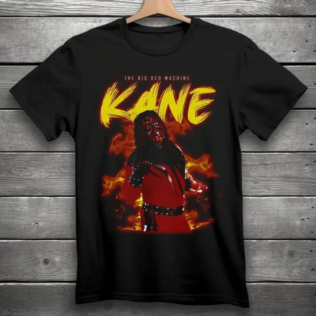 Черная футболка для борьбы Kane WWE