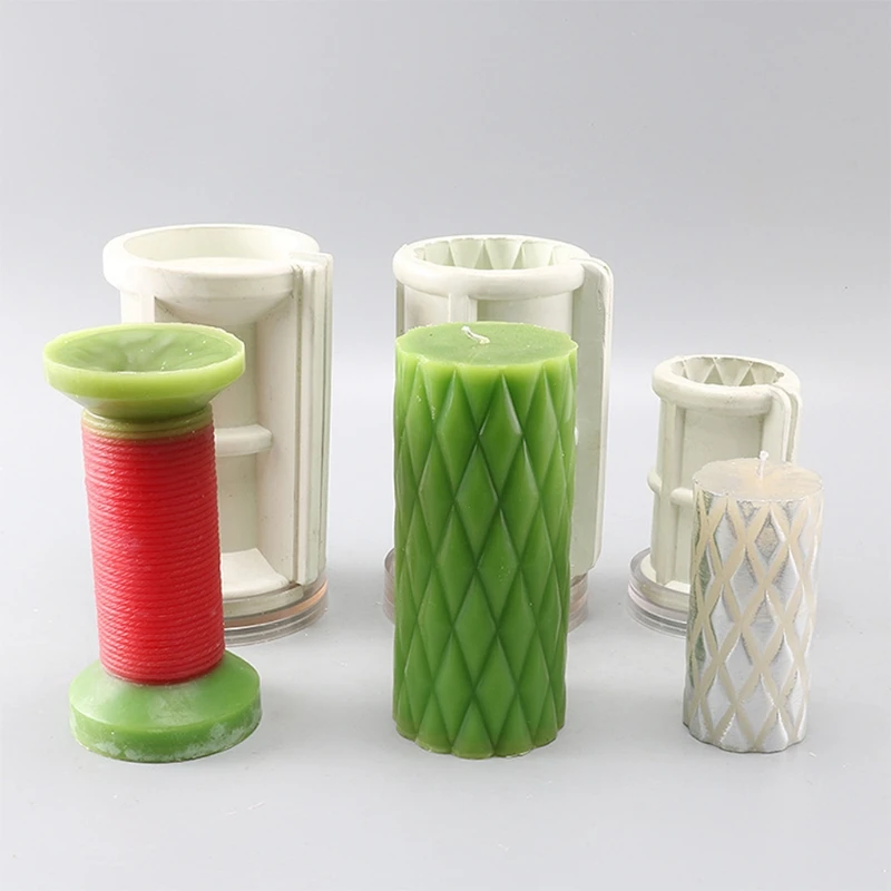 

Формы для свечей с зажимом для свечи «сделай сам», подарок на Рождество, Набор для изготовления свечей G99A