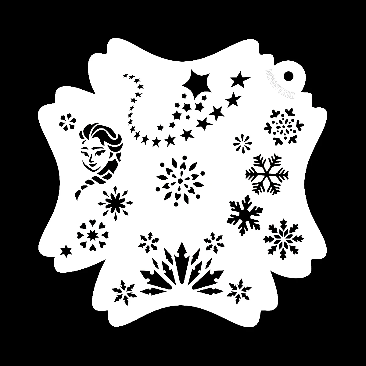 Многоразовые трафареты Bowitzki для рисования лица искусство тела временные