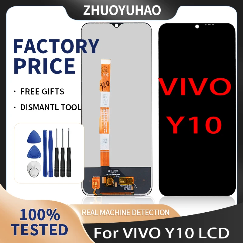 ЖК-дисплей 6 51 дюйма для VIVO Y10 сменный сенсорный экран Y20 IQOO U1X ЖК-экран с