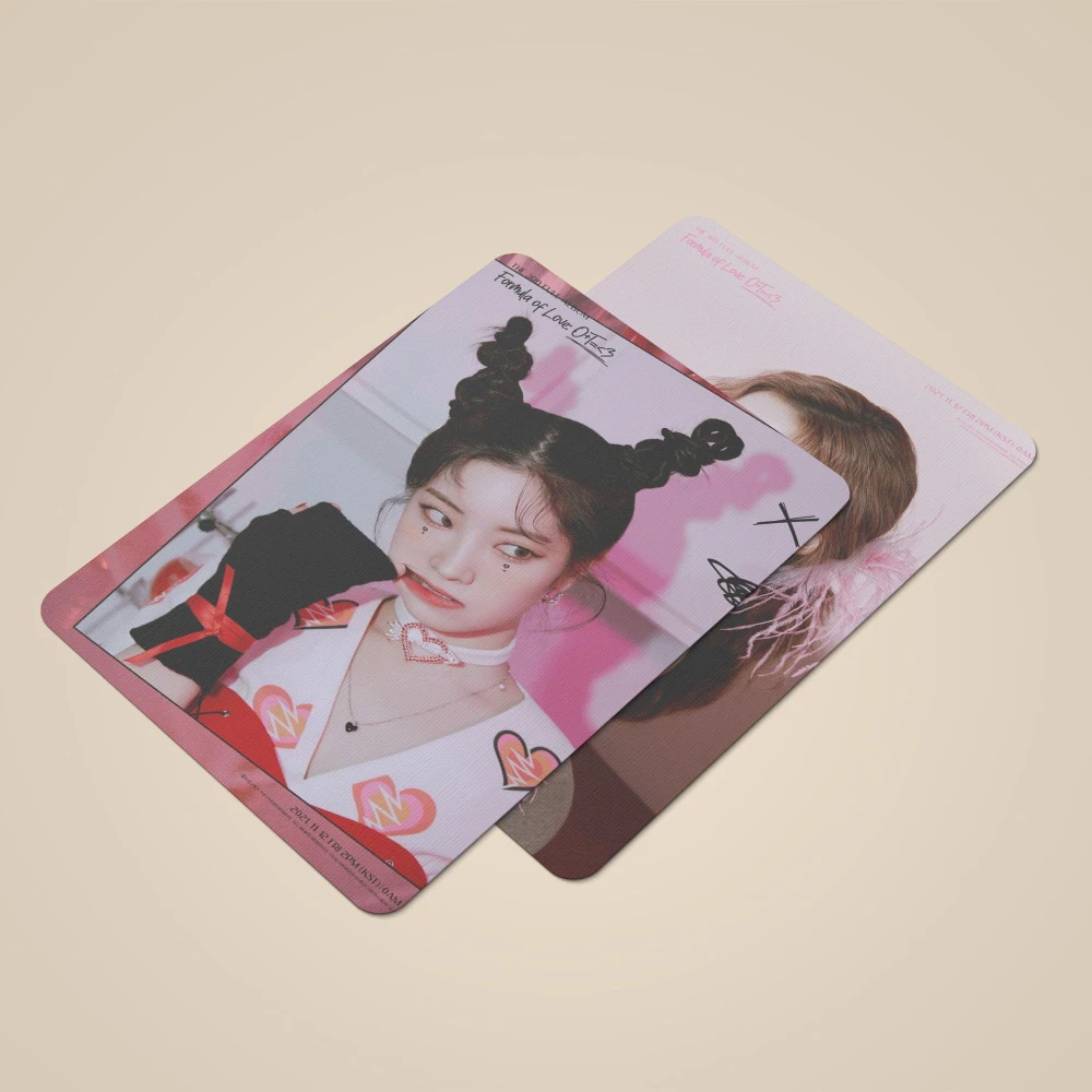 KPOP Two LOMO Card Formula of Love O + T = 3 альбом открытка HD Фотокарта милая печать карточка