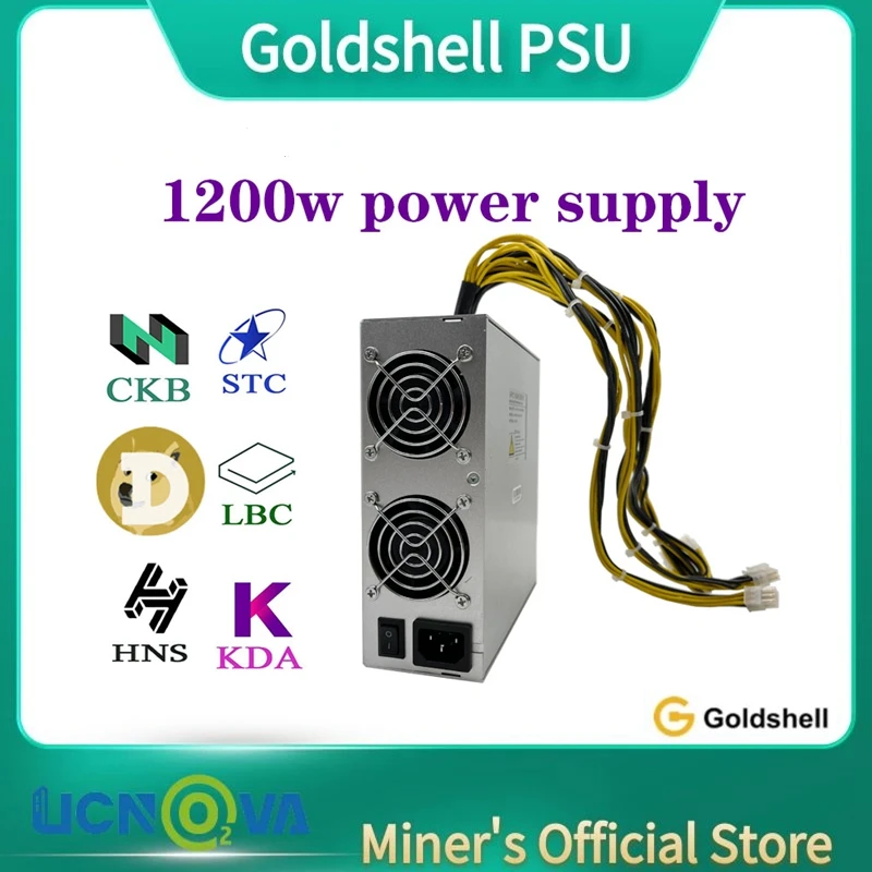 

Бесплатная доставка, новинка, золотой оболочка, рекомендуется бесшумный источник питания 1200 Вт, подходит для майнинга ASIC, мини-DOGE, аналогичн...