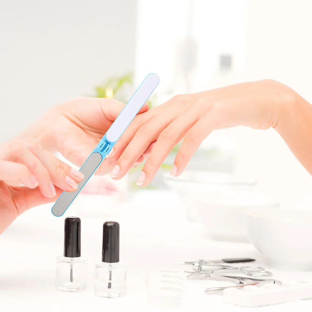 3 шт. пилочка для ногтей складная маленькие пилочки маникюрные шлифовки пилочек