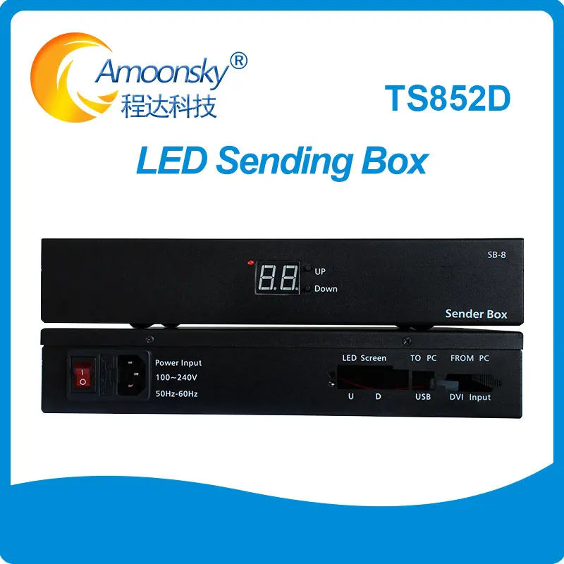 Linsn TS852D External Sending Box LED Display Control System Supports Install of Sending Card TS802D