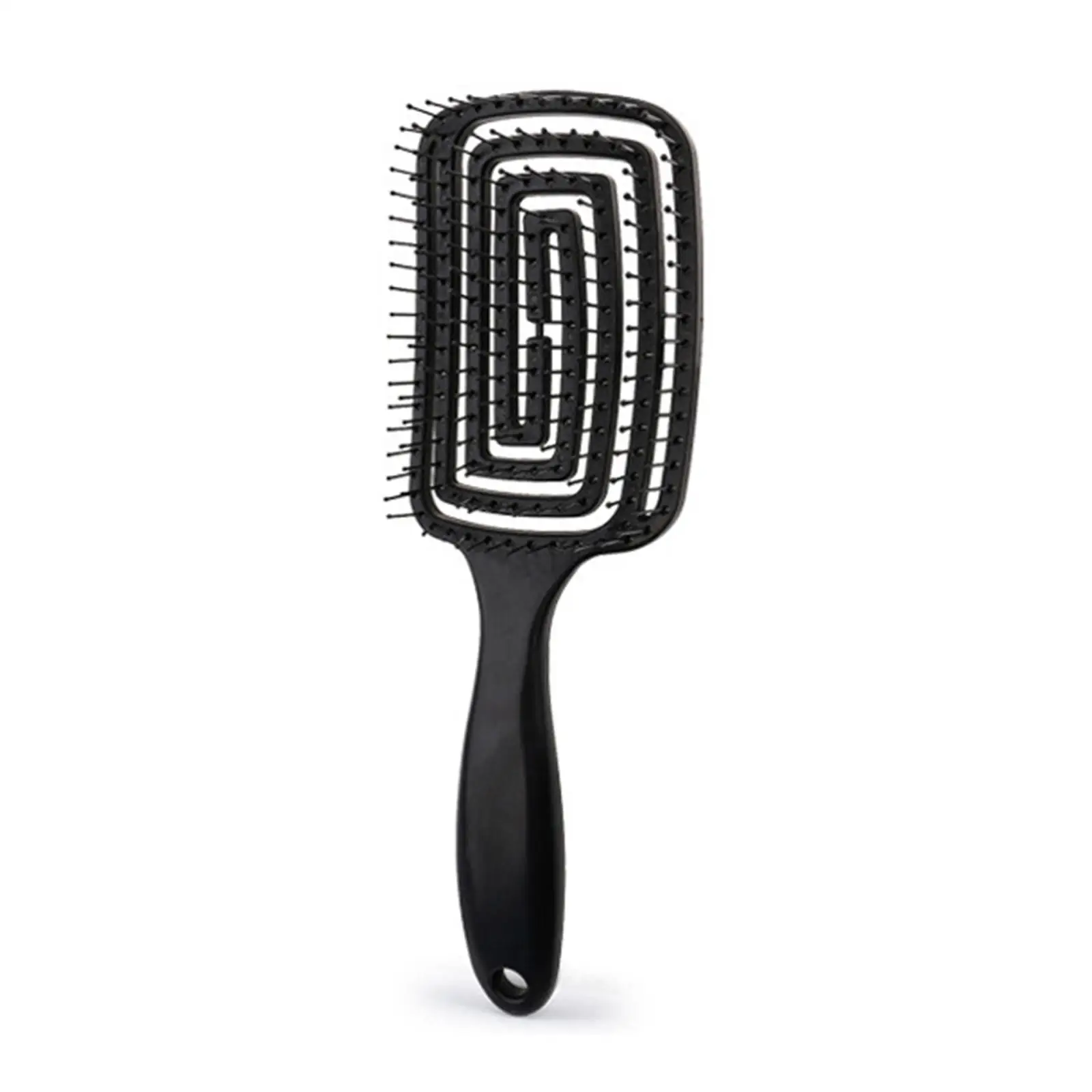 

24cm Massage Comb Nylon Teeth Material Girls Hair Scalp Wet Curly Detangle Hair Brush For Salon Tools 4 Color
