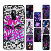 anime arcane jinx phone case for samsung galaxy s 20lite s21 s21ultra s20 s20plus for samsung s 21plus 20ultra capa