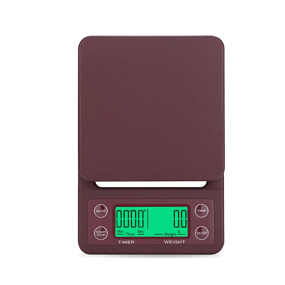 

3kg 0.1g 5kg 0.1g Coffee Weighing 0.1g Drip Coffee Scale with Timer Digital Kitchen Scale High Precision LCD Scales