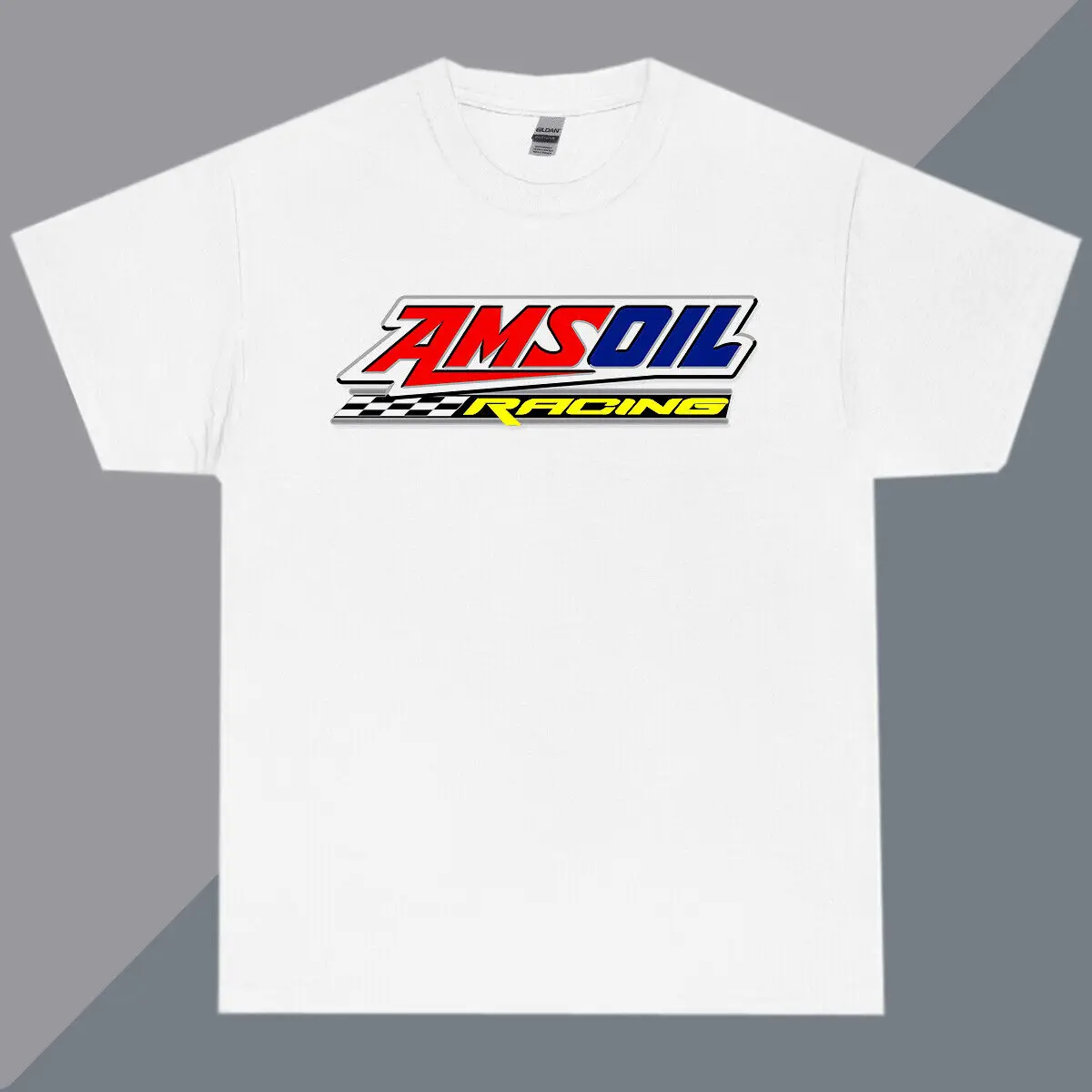 Тяжелая хлопковая Футболка с логотипом amground AMS oil