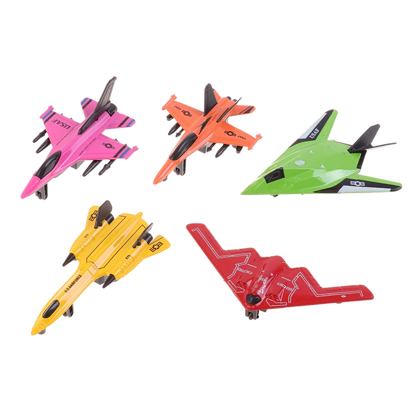 

New Safe ABS Plastic Children Simulation Airplane Toy Mini Military Fighter Plane Model Toy