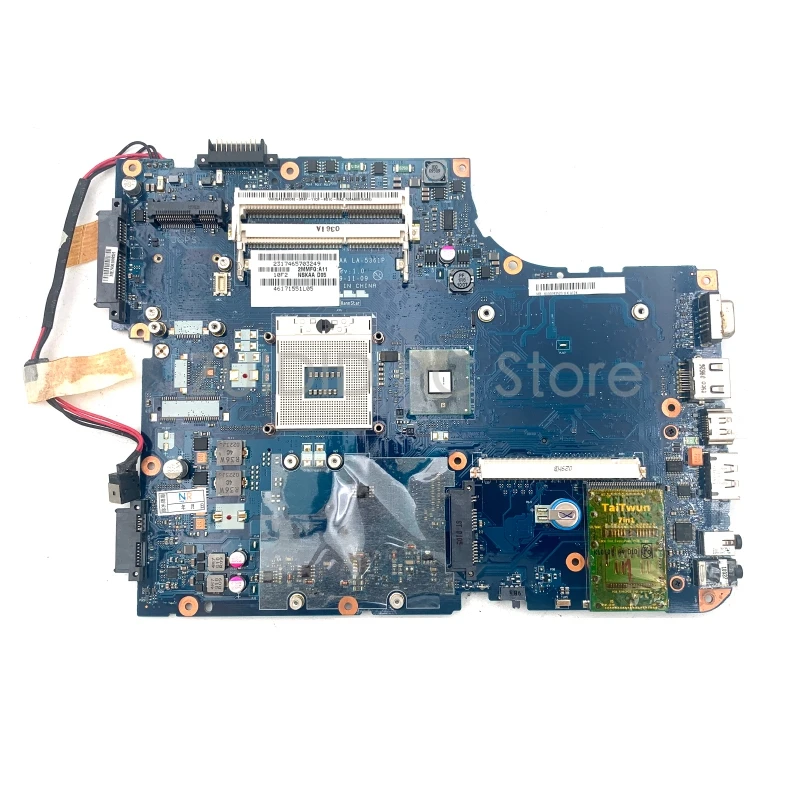 ZUIDID Laptop Motherboard For Toshiba Satellite A500 L500 Series K000093520 NSKAA LA-5361P With Graphics Slot Full Tested