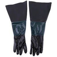 1 pair 600mm durable soft heavy duty protective sandblasting replacement machine gloves for sandblaster sand blast cabinet work
