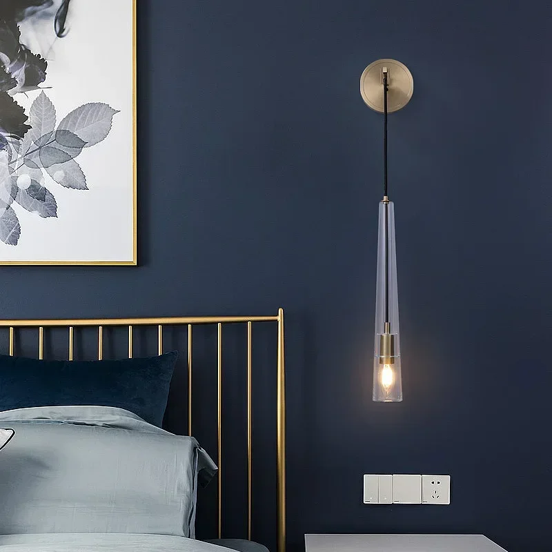 Настенный светильник GHEUVNJ хрустальный