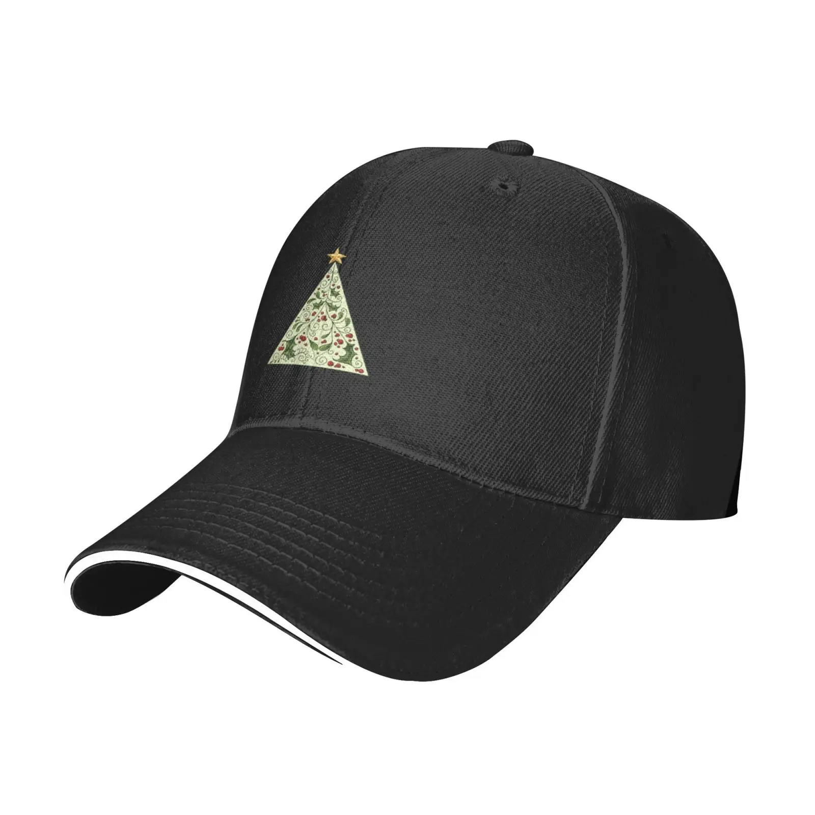 

Tree Chritmas Baseball Cap Hats for Women Men Polyester Adult Unisex Casual Lightweight Four Seasons Print