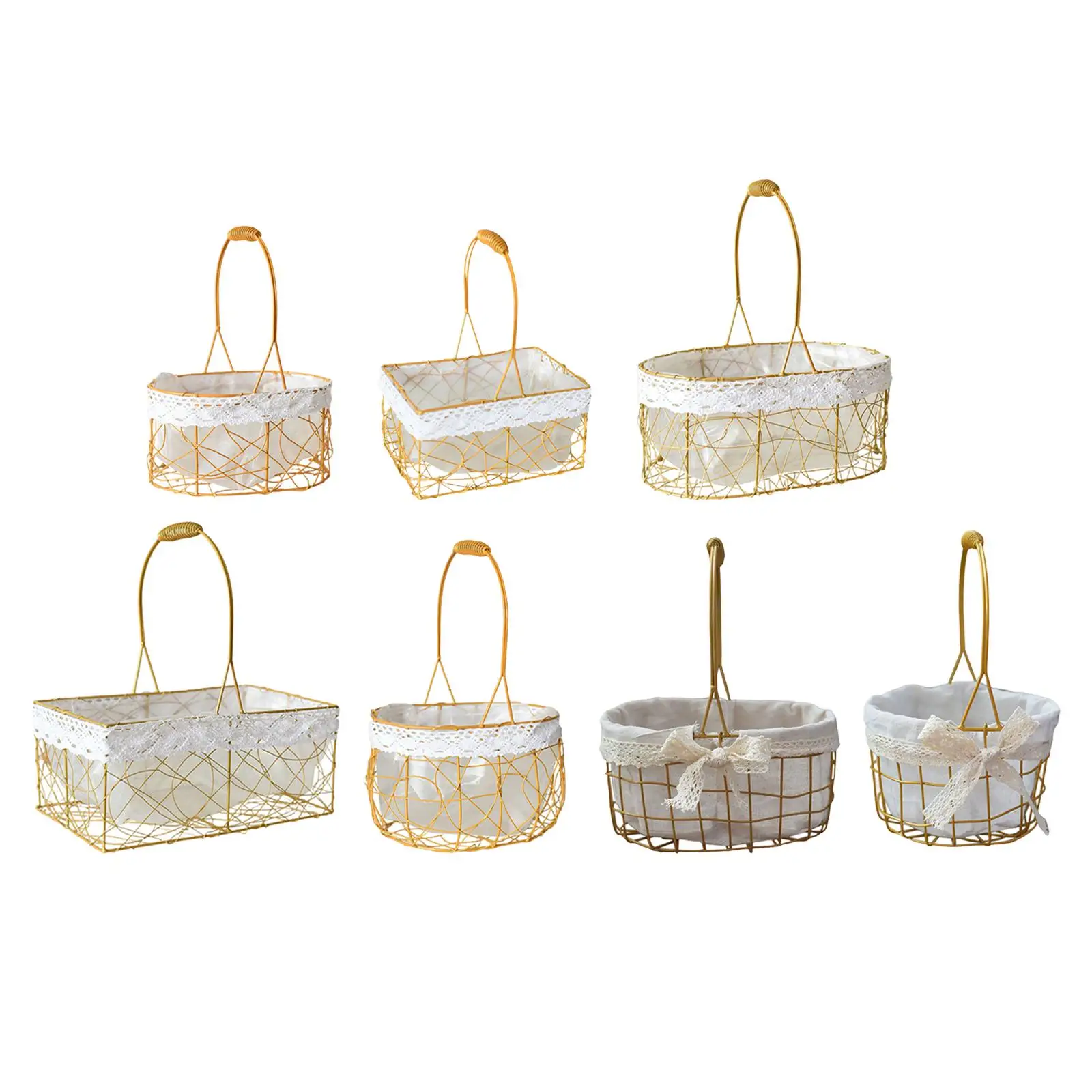 

Свадебная корзина для цветов, конфеты, романтический держатель для фруктов для спальни, украшение для сада