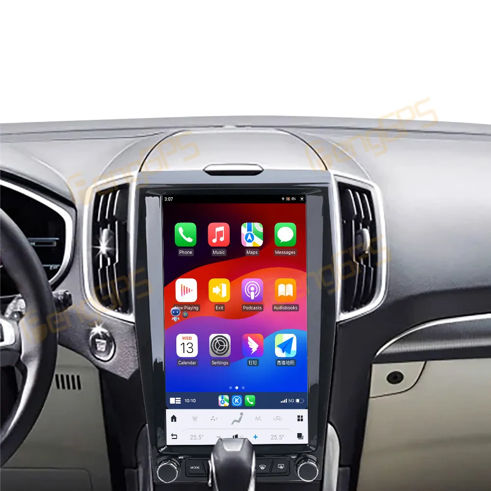 Беспроводной Carplay Android Auto для Ford Edge 2015-2018 автомобильный радиоприемник