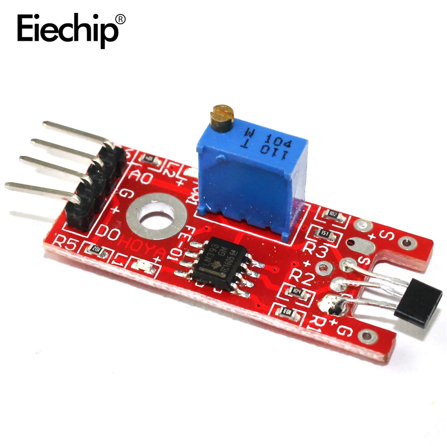 

5pcs/lot KY-024 Linear Magnetic Hall Sensor Board KY024 Switch Speed Counting Hall Sensors Module