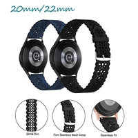 silicone strap for samsung galaxy watch 3 41mm45mm watch 4 classic 4246mm 4044mm slim smart strap for women girls party