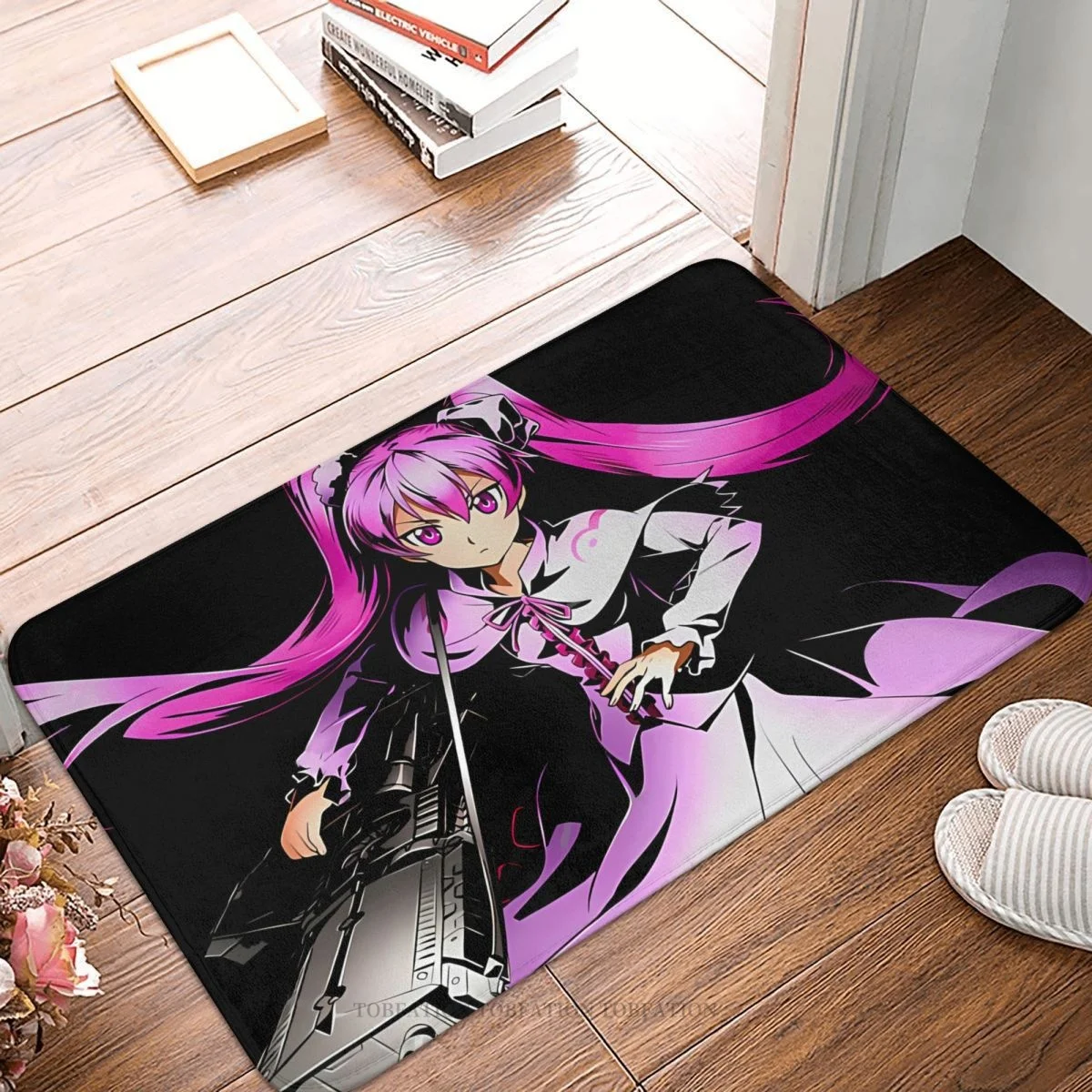 

Anime Akame Ga Kill Anti-Slip Doormat Living Room Mat Mine Floor Carpet Entrance Door Rug Home Decor