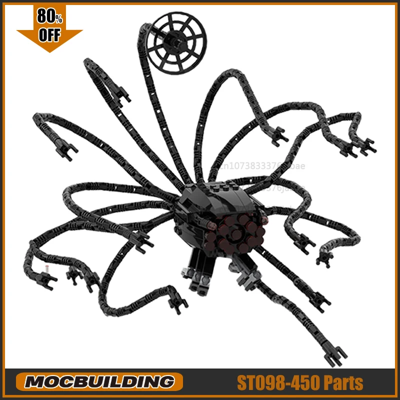 

MOC Creative Movie The Matrix Sentinel Octopus Robot Enforcers of the Machines Model Building Blocks Toys For Children Gift