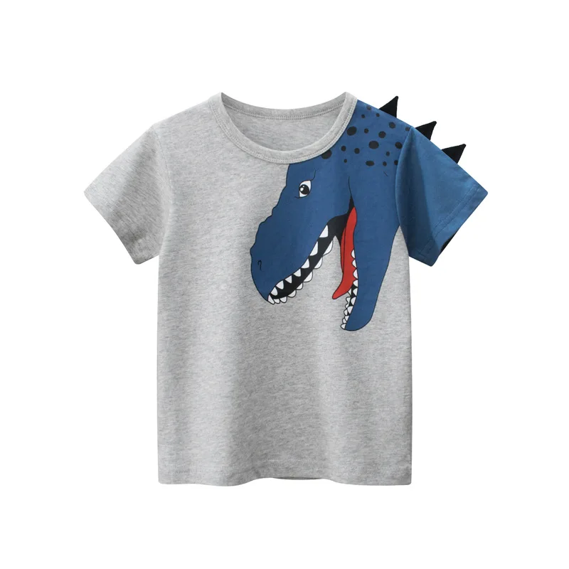 

Korean children's clothing new summer children's clothing dinosaur boy short sleeve T-shirt pride tshirt