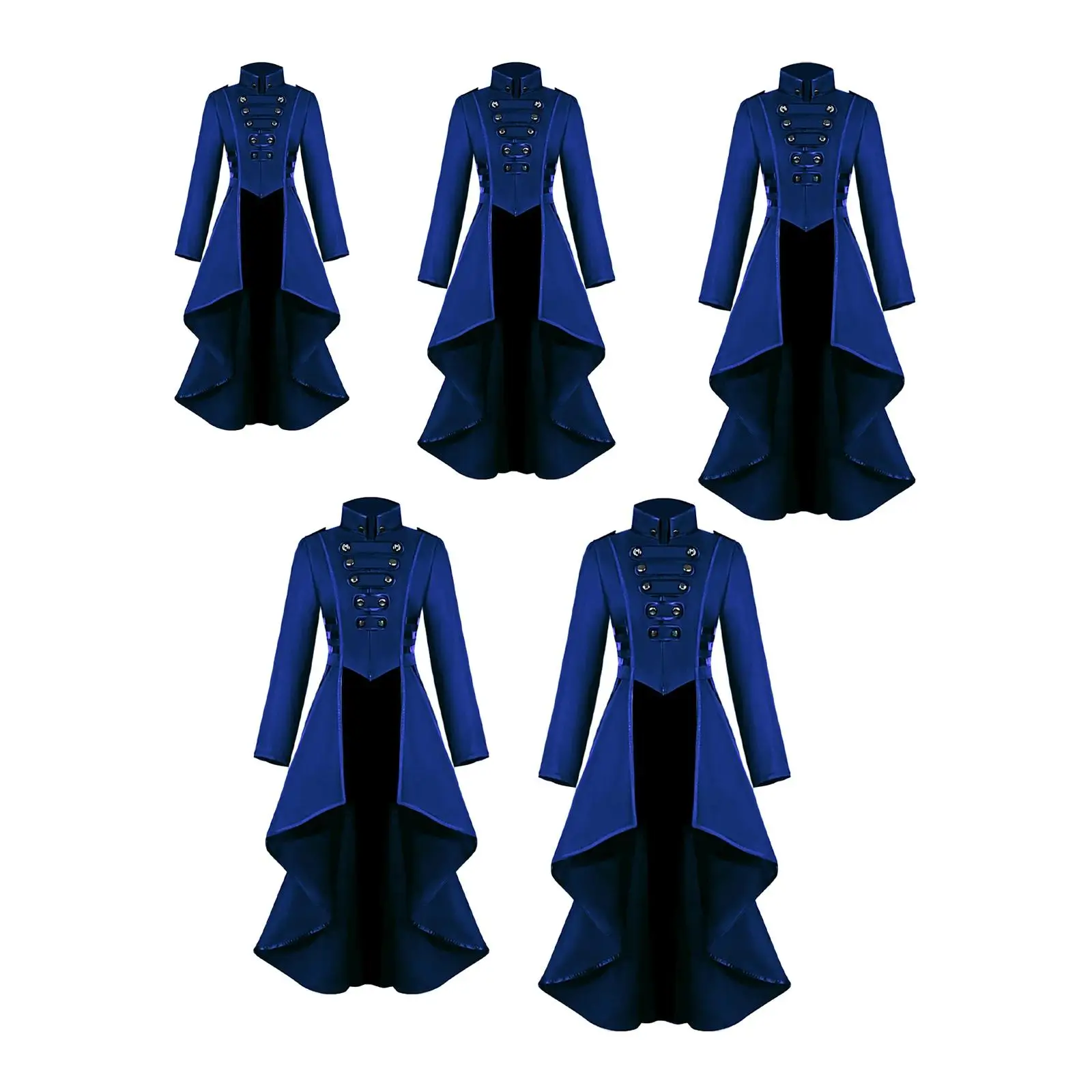 Ретро стиль средневековый Готический плащ в стиле стимпанк куртка с