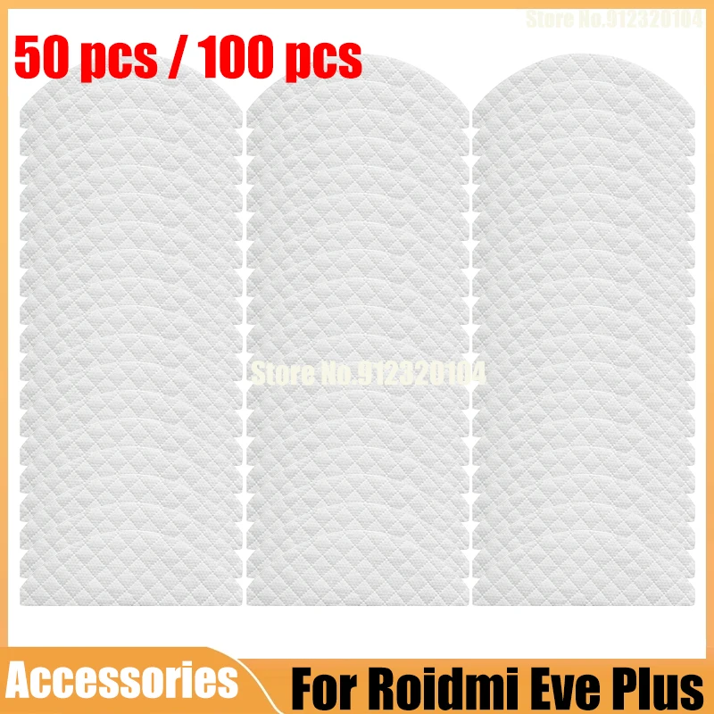 

Disposable Mop Cloth Rags Replacement For Xiaomi Mijia ROIDMI EVE Plus Robot Vacuum Cleaner Accessories Mop Cloth Spare Parts