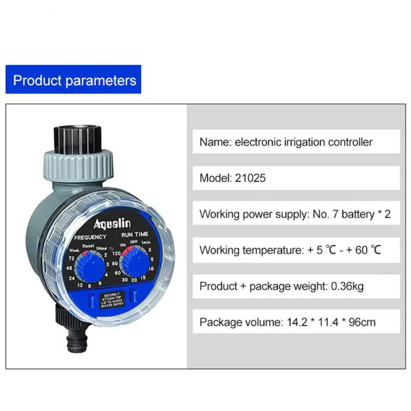 

Environmentally Friendly Garden Dry Battery Controller Timed Watering Device Regular Irrigation Waterproof And Sealed Design