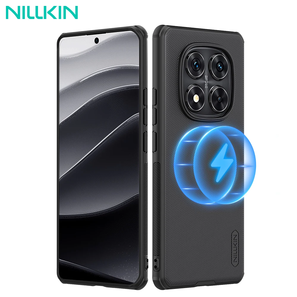 Магнитный чехол Nillkin для Xiaomi Redmi Note 14 Pro Plus 5G супер матовый щит противоударная