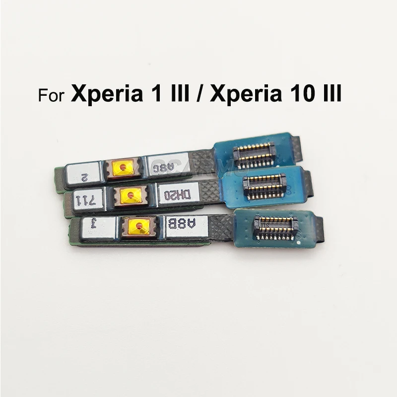 Фото Aocarmo для Sony Xperia 1 III / 10 III X1iii X10iii Mark3 переключатель питания вкл/выкл кнопка отпечатка пальца Touch ID гибкий сменный кабель №2