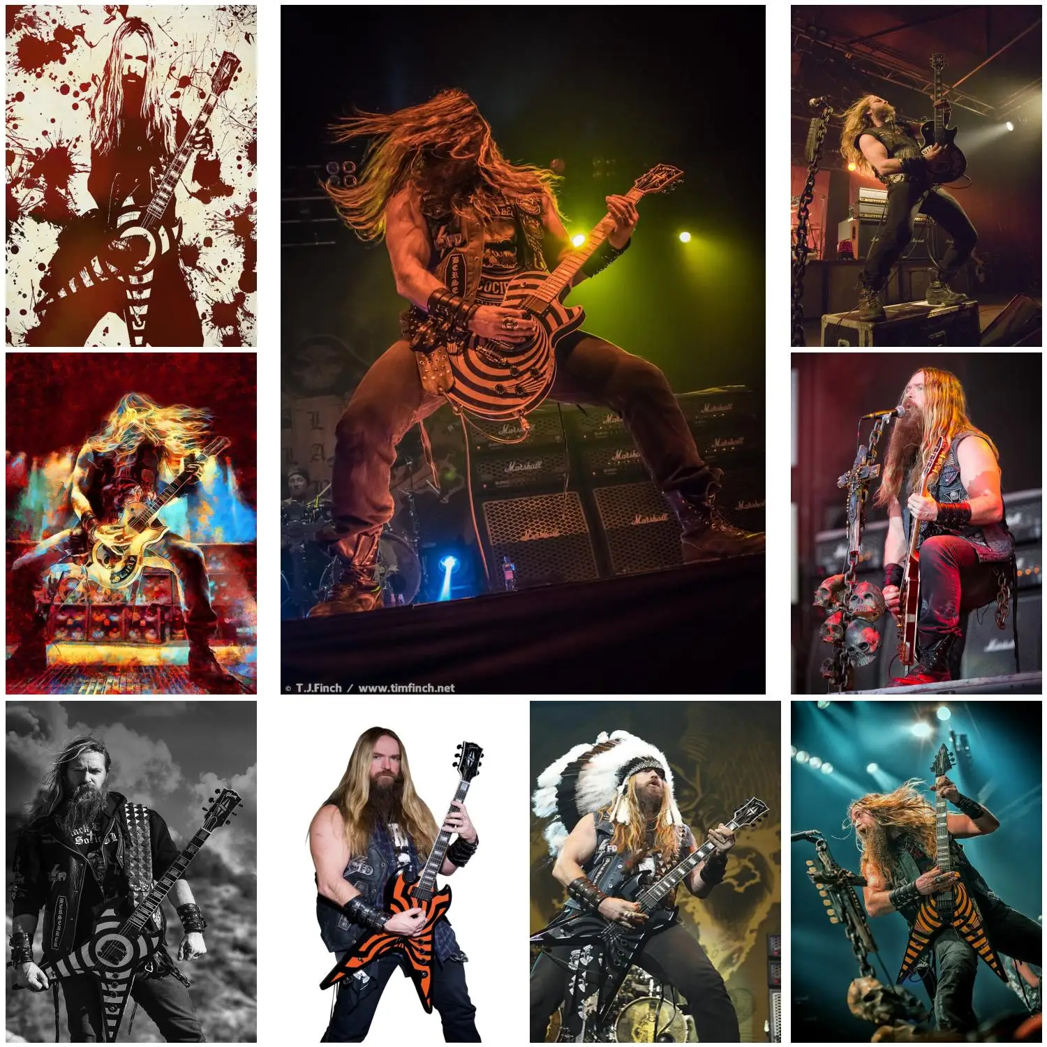 

Настенный постер zakk wylde плакат декоративной живописи, Картина на холсте, подарок для гостиной, спальни