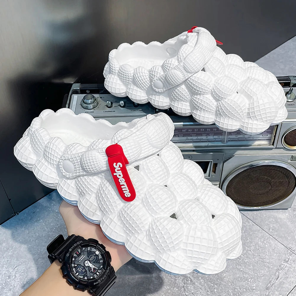 Slipper Women Men EVA Cute Bubble Ball Slides Sandals Summer Indoor Massage Outdoor Shoes Closed Toe Anti-Slip Fashion Designer