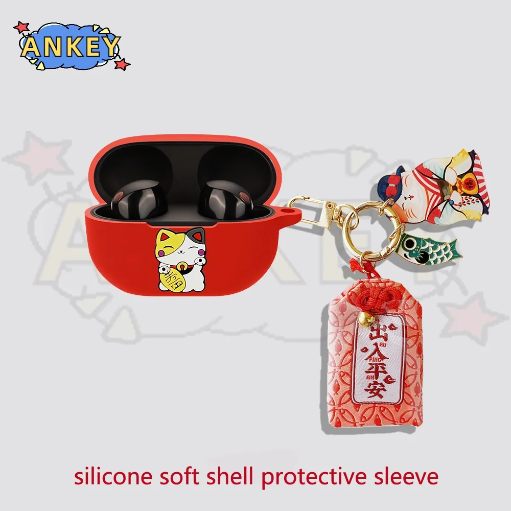 ЧЕХОЛ ДЛЯ Jabra Elite 8 Active / 10 Evolve 2 наушники силиконовый чехол симпатичные Shark мягкие