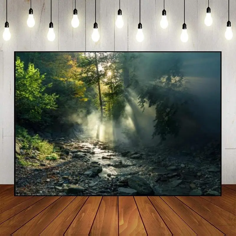 Фантазийные джунгли тематические сказки девственный лес на заказ фотообои