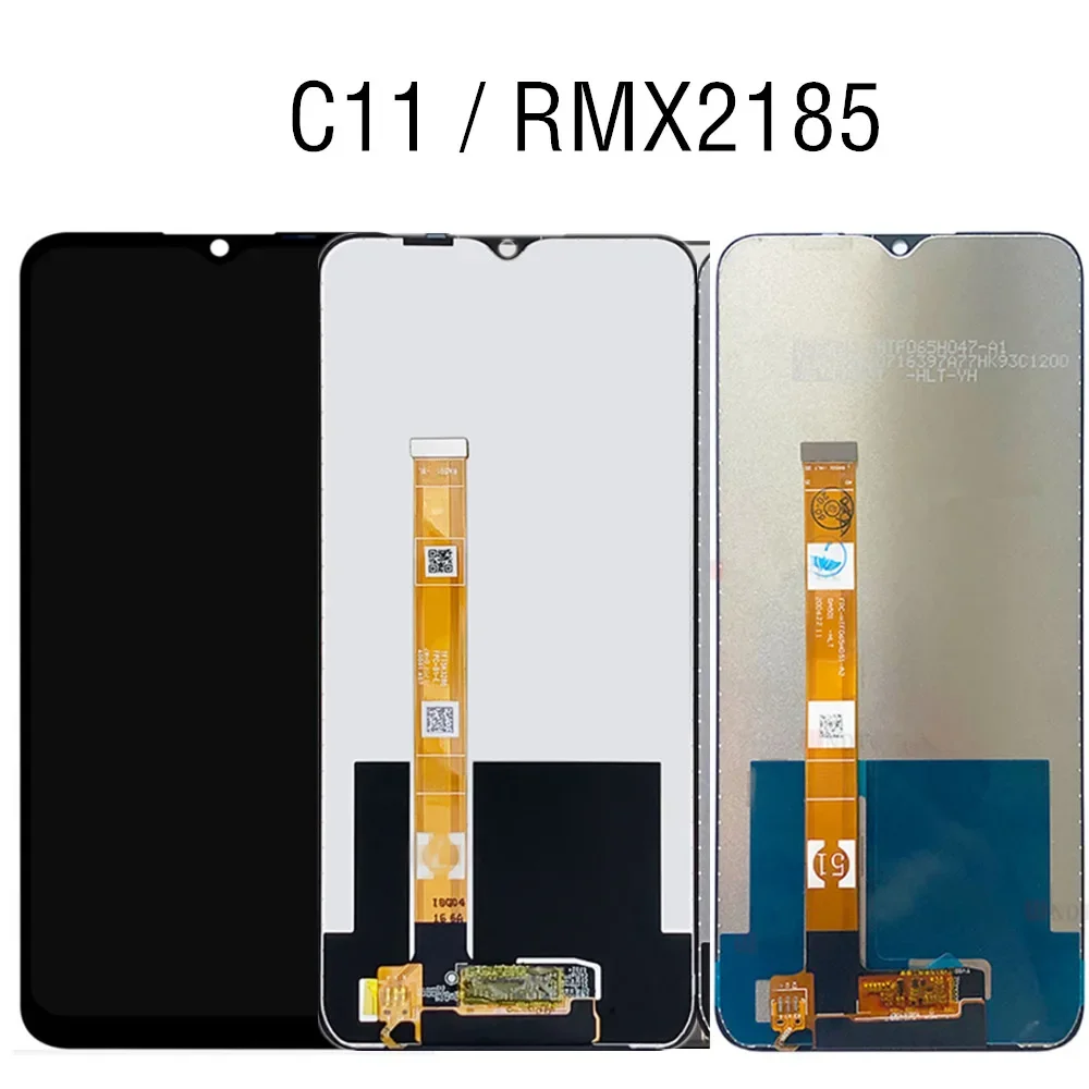 Для Realme C11 2021 RMX3231 ЖК-дисплей преобразователь сенсорного экрана в сборе замена