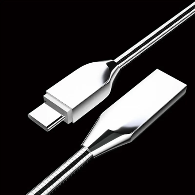 

1M USB Cable Fast Charge Type C Charging Plug Data Charge Mobile Phone USB-C Cord With Soft Tube Not knotted