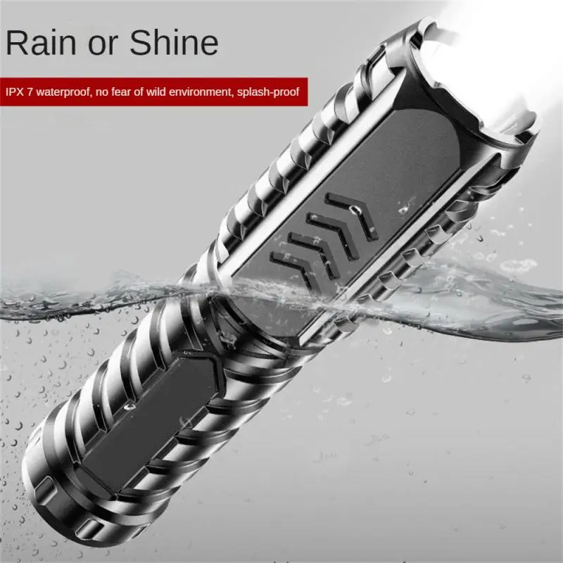 

Powerful LED Flashlight USB Rechargeable Strong Light Flash Light Waterproof Zoom Outdoor Fishing Hunting Multi-function Torch