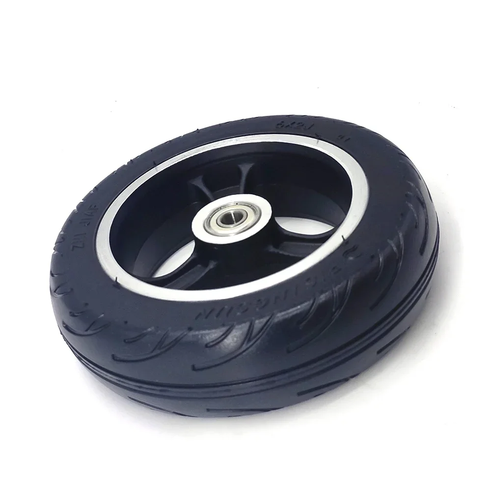 

Explosion-proof 6 Inch Wheel 6x2 Solid Tire Wheel with Alloy Rim for Fast Wheel F0,jackhot,Nes Carbon Fiber Scooter