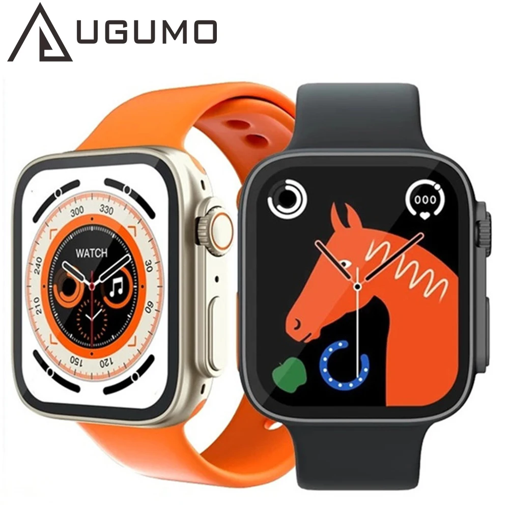 

Новинка 2022, Смарт-часы 8 ультра, мужские, серия 8, большой экран, Bluetooth-вызов, Беспроводная зарядка, спортивный фитнес-трекер, женские Смарт-час...