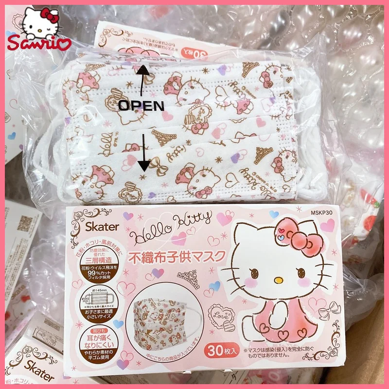 

Японский импортный подлинный фигуристки Hellokitty милый мультяшный высокий внешний вид маска 30 bfe Vfe 99% фильтр для дома оптовая продажа для девочек