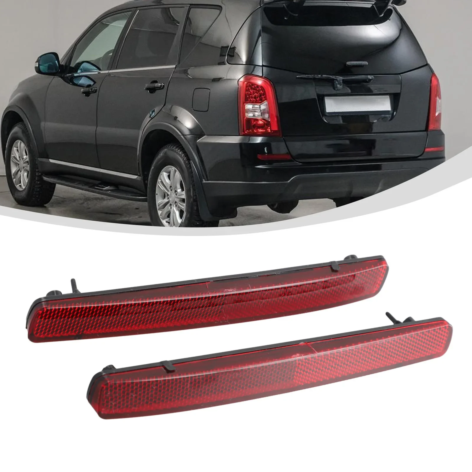 

1 пара отражателей заднего бампера автомобиля для Ssangyong Rexton 2006-2017 для KYRON 2007-2011 83901-08B00,83902-08B00 ﻿